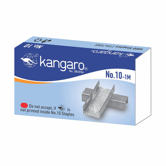 Staple Pins No.10-1M 24/6 Kangaro - Compatable with all Major Brands FREE GLOBAL SHIPPING