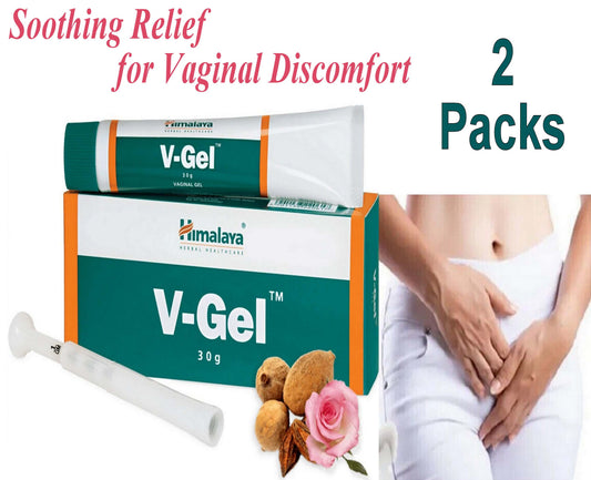 Himalaya V-Gel 30g Herbal Relief for Vaginal Irritation & Infections
