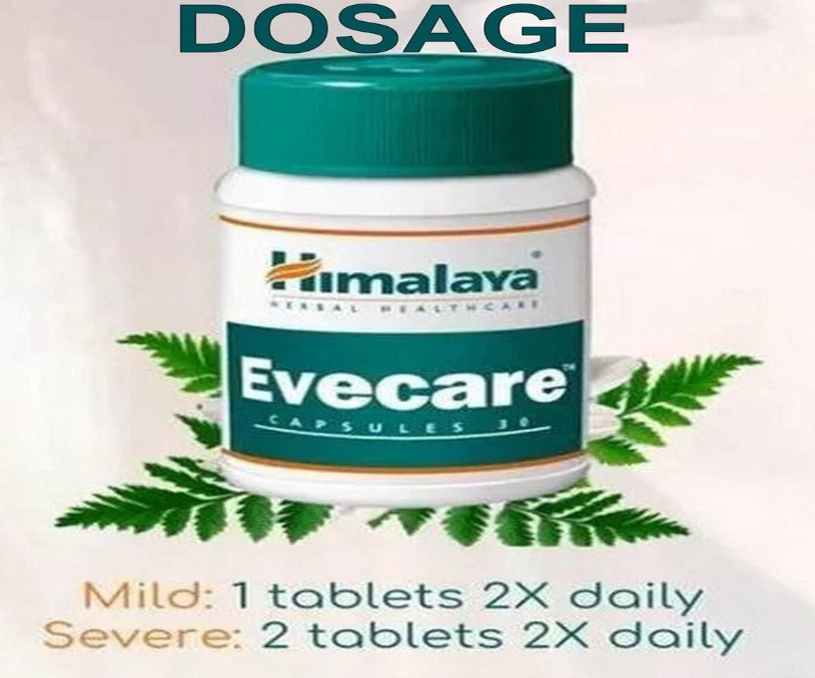 Himalaya Evecare Capsules 30N – Women’s Health & Menstrual Wellness | FREE GLOBAL SHIPPING