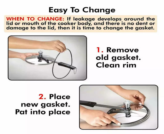 HAWKINS Rubber Gasket Sealing Ring for Pressure Cookers 3.5 - 8 Lt SG (SET OF 2) - FREE GLOBAL SHIPPING