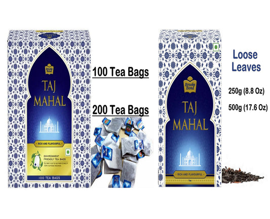 Taj Mahal Black Tea Brook Bond Loose Leaf and Tea Bags FREE GLOBAL SHIPPING