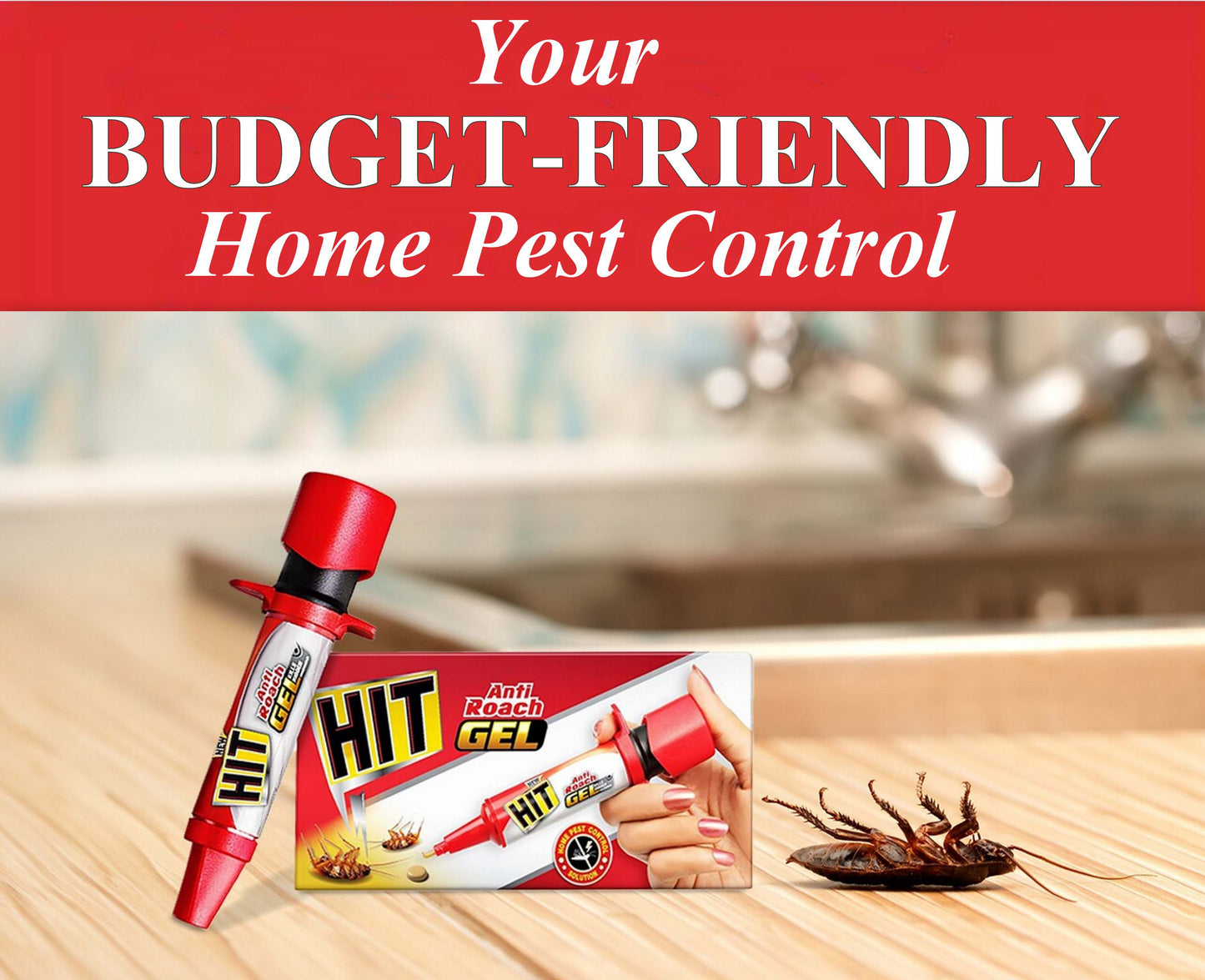 Hit Anti Roach Gel 20g Effective Cockroach killer - FREE GLOBAL SHIPPING