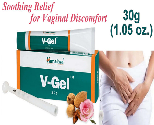 Himalaya V-Gel 30g Herbal Relief for Vaginal Irritation & Infections