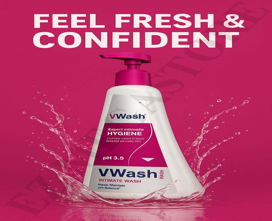 VWash Intimate Hygiene Wash 350ml to 20ml - FREE GLOBAL SHIPPING