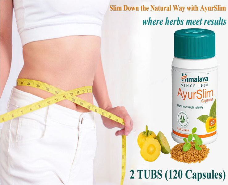 Himalaya AyurSlim Capsules – Natural Weight Management Support (60 Capsules) FREE GLOBAL SHIPPING
