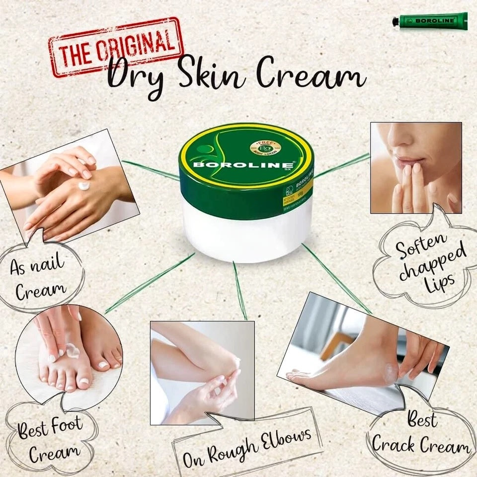 2 x Boroline 40g (1.4 oz) Antiseptic Ayurvedic Cream Skin Care (Exp. 6-2027)