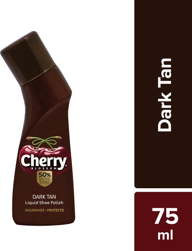 Cherry Blossom Liquid Shoe Polish – 75ml (Black & Dark Tan) | FREE GLOBAL SHIPPING