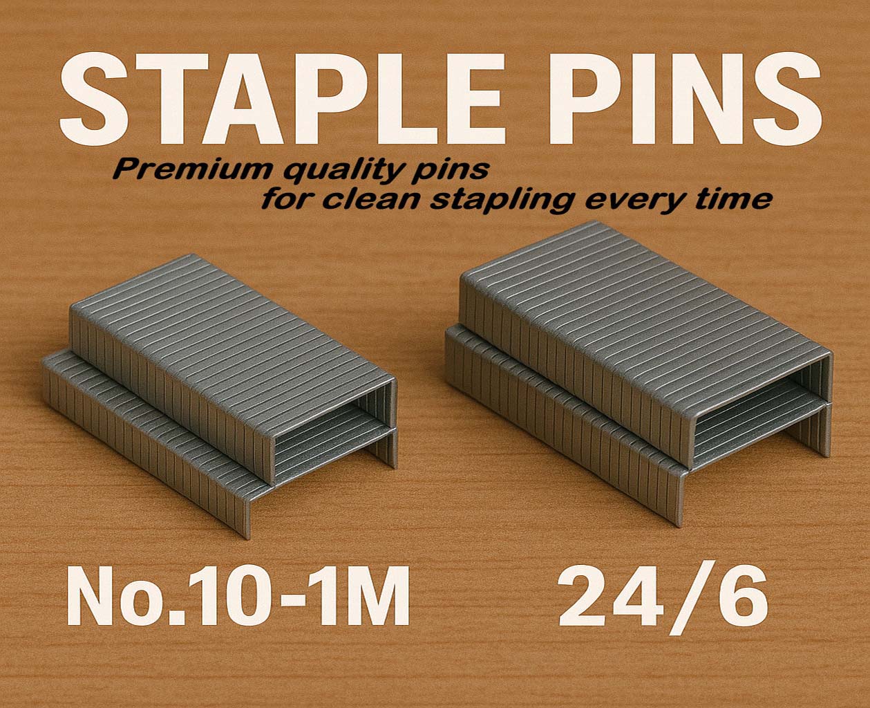Staple Pins No.10-1M 24/6 Kangaro - Compatable with all Major Brands FREE GLOBAL SHIPPING