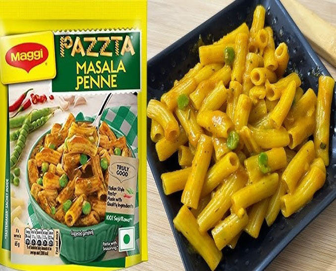 Maggi Pazzta – Cheesy Tomato, Masala Penne & Macaroni | Instant Suji Pasta (5 Packs) FREE GLOBAL SHIPPING