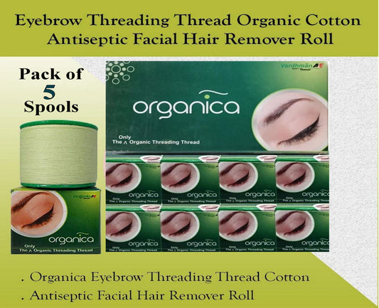 5 Spools Organica Threading Thread 328 Yd Spools - FREE GLOBAL SHIPPING