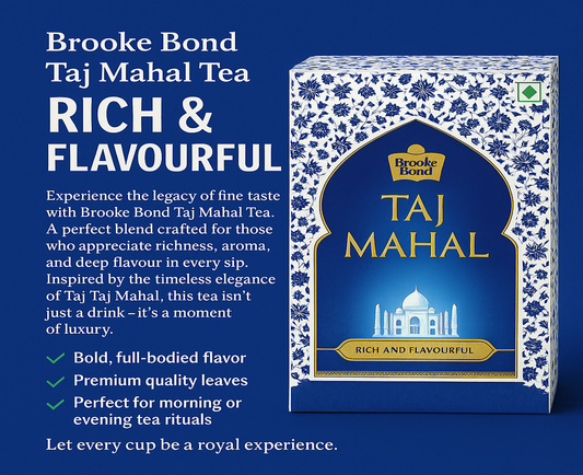 Taj Mahal Black Tea Brook Bond Loose Leaf and Tea Bags FREE GLOBAL SHIPPING